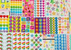 BIG MOODS, School Smart, Sandylion, Hallmark, American Greetings 555+ Stickers