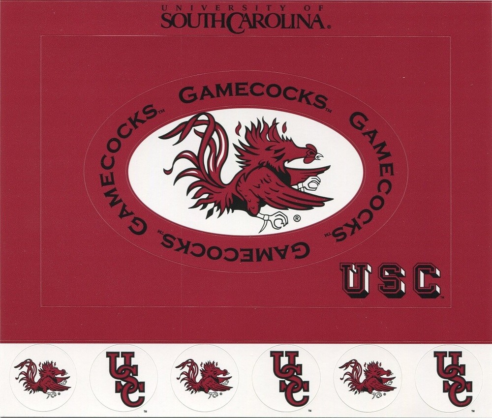 University of South Carolina Gamecocks NCAA Cardstock Sticker Frame, scrapbook
