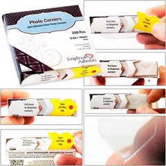 3L PVC-Free Polypropylene Photo Corners – 250 Pack for Creative Projects