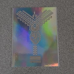 Multicolor Holographic Foil Floral Craft Sticker Sheets (2) Lot w/ 6 Pens
