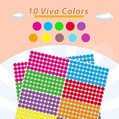 Small Dot Stickers Round Color 1/4» Coding Labels Circle Dot Stickers Label…