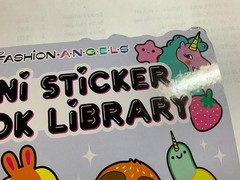 Fashion Angels Mini Sticker Book Library 200+ Stickers SEALED