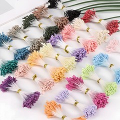 CCINEE 2000pcs Floral Stamens for Flowers, 3mm Artificial 3mm, Multi Color