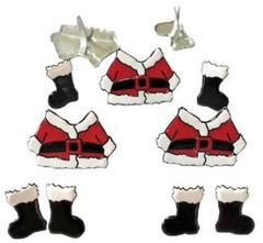 Santa Suite – Christmas, Decorative Scrapbook Brads – Eyelet Outlet #181
