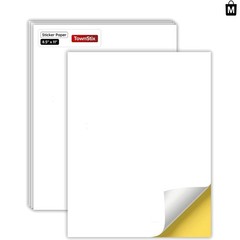 Versatile Matte Sticker Paper – 30 Self-Adhesive A4 Sheets for Custom Printing