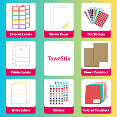 6000 Colored Dot Stickers, 1/2 Inch, round Circle Dots – Assorted 15 Colors