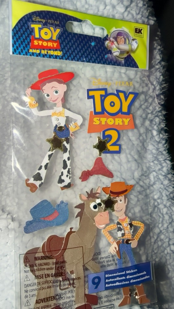 Rare Jolee’s Boutique – Disney Toy Story 2! Toy Story Woody Scrapbooking Sticker