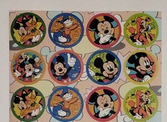 Disney Mickey Mouse And Friends Stickers 1 Full Sheet Of 24 Stickers