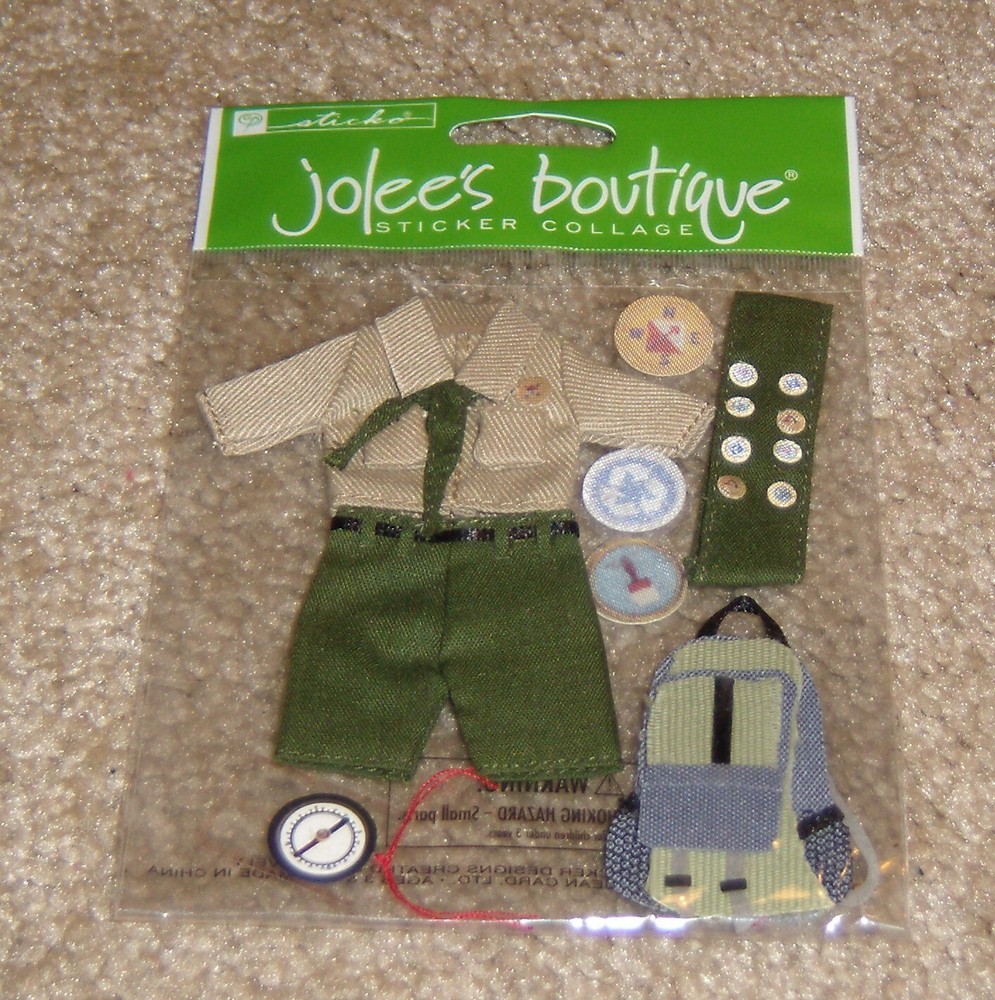 EK Success Jolees Dimensional Sticker ~ «His» Boy Scouting