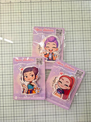 18pcs Chibi Stickers- Paper- Scrapbook, Journal, DIY Crafts & Cards