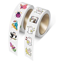 500 Pcs/Roll Cartoon Insect Stickers Animal Stickers Kids Rewards Stickers
