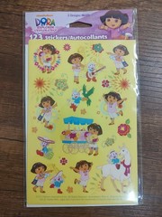 Nickelodeon Dora The Explorer 123 Stickers Autocollants 6 Sheets 2 Designs