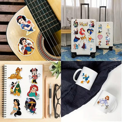 Disney Princess Mickey Donald Pixar Dreamwork 25pc Random Stickers 2inch X 2inch