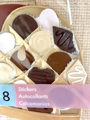 4 PC LOVE THEMED~jolee’s CHOCOLATE HEART Embellishments + 1 ITEM IS FREE All New