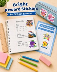 100PCS Back to School Stickers for Kids & Teachers – Fun Classroom Supplies