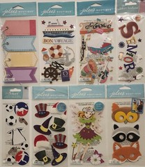 JOLEE’S BOUTIQUE Lot of 29 Dimensional Scrapbooking Stickers Assortment