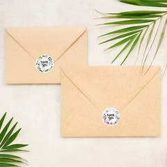 2000 PCS Thank You Stickers – 1.5 Inch, 6 Designs for Packages & Envelopes