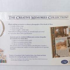 Creative Memories ’40s/’50s/’60s/’70s Decade Sticker Sets- 6 Sheets Each