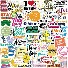 300PCS Inspirational Stickers for Water Bottles, Motivational Stickers for Adult