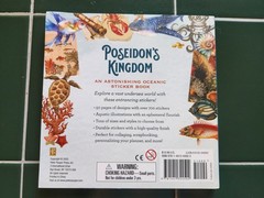 Poseidons Kingdom Underwater Oceanic Sticker Book, Oversized 700 Stickers, Craft