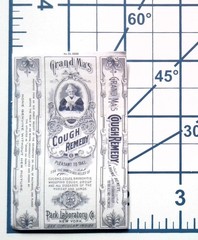Vintage Grand Ma’s Cough Remedy Apothecary Patent Medicine Label Paper Sticker