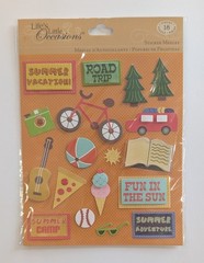 Summer Vacation Road Trip Camp Scrapbooking Stickers By Life’s Little Occasions