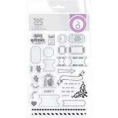 Tonic Studios – Acrylic Stamp – MEMORY BOOK ESSENTIALS 6 X 8 STAMP SET A5