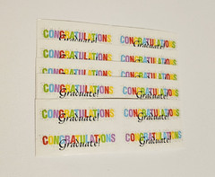 Mrs. Grossman’s Stickers Lot of 5 Strips ~Congratulations Graduate RF~2004 AS IS