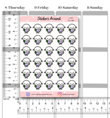 Bill Due Planner Sticker, Pay Bill Sticker, Calendar and Bullet Journal Sticker