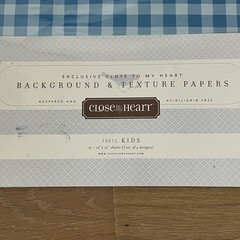 Close To My Heart 7001C KIDS Background & Texture Papers Exclusive NEW