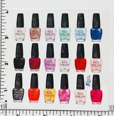 Violette Stickers Nail Polish Fashion Girl Crafts Planner Supply Scrapbook