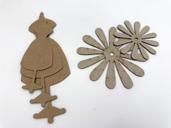 Mixed Lot of Laser Cut CHIPBOARD, Various Themes, Wood & Chipboard, USED