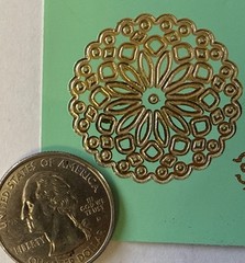 GOLD FOIL DECORATED CIRCLE OUTLINE Stickers(13pc)Photo Corners•Card Making•