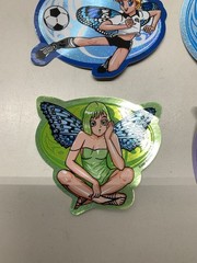 Vintage Stickers Fairy Prism Vending Machine Sticker Dykom 2000 Lot Of 6