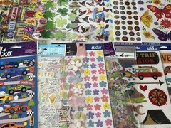 #1882 – LOT OF 20 STICKO STICKERS – SOME RARE – HALLOWEEN BUTTERFLY FALL & MORE