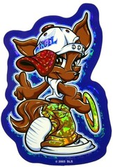 Cute Angel Animal Prism Sticker Vending Decal Vintage #6 of 15