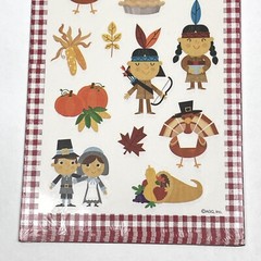NEW Stickety Doo Da THANKSGIVING HARVEST American Greetings Stickers 4 Sheets