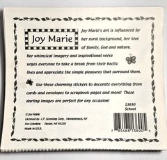 20 Colorbok Joy Marie «Teaching Today Touches Tomorrow» Scrapbooking Sticker Lot