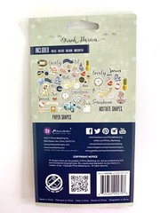 Lot of PRIMA St Tropez Scrapbooking Paper Puffy Stickers Ephemera Clear Stamps