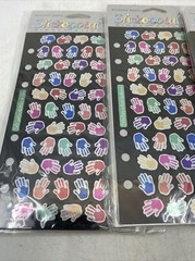 3pks Stickopotamus Glitter Binder Stickers – HANDPRINTS – SP-MT-41
