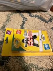 Crayola black & white self adhesive paper letters