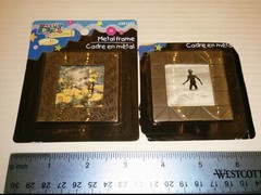 ASST METALLIC EMBELLISHMENTS, FRAMES, EMBOSSING STENCIL & RUBBER STAMPS, NIB