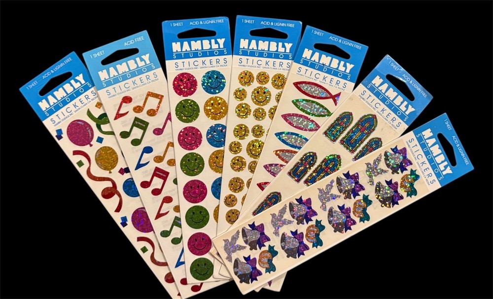 Vintage Hambly Prismatic Stickers YOU CHOOSE