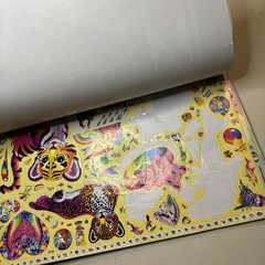 Lisa Frank Giant Sticker Activity Pad Over 2000 Stickers Partial Bendon