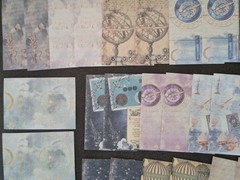 Original Retro Material Pack 100 Pc Scrapbooking JJ Craft Kit Papers Illusory…