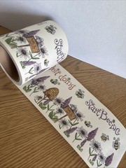 Vintage Jumbo Border Beehive Flower Sticker ROLL by Debra Jordan Bryan Stickers