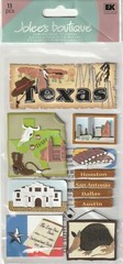 Jolee’s Boutique 3-D stickers TEXAS Alamo Western Theme 75911 Fast FREE Ship!