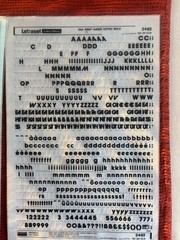 Six Letraset INSTANT LETTERING Transfer Letters Avant Garde Gothic Bold 24pt 1