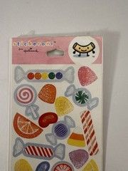 Hallmark Stickeroni Stickers Vintage Candy Lollipops Yummy 1 Sheet Made In USA