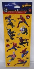 Hallmark Paper Stickers Marvel Spider-Man 2022 28 Pcs Free Shipping Over $15